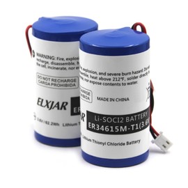 Lunggwey - Batería de repuesto para sirena inalámbrica Visonic/Powermax MCS-700 MCS-710 MCS710 MCS-720 MCS-730 Lunggwey (2 unidades)