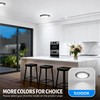 ECOELER 5/6" LED Flush Mount Disk Light, 16.5W 1000Lm, 5000K