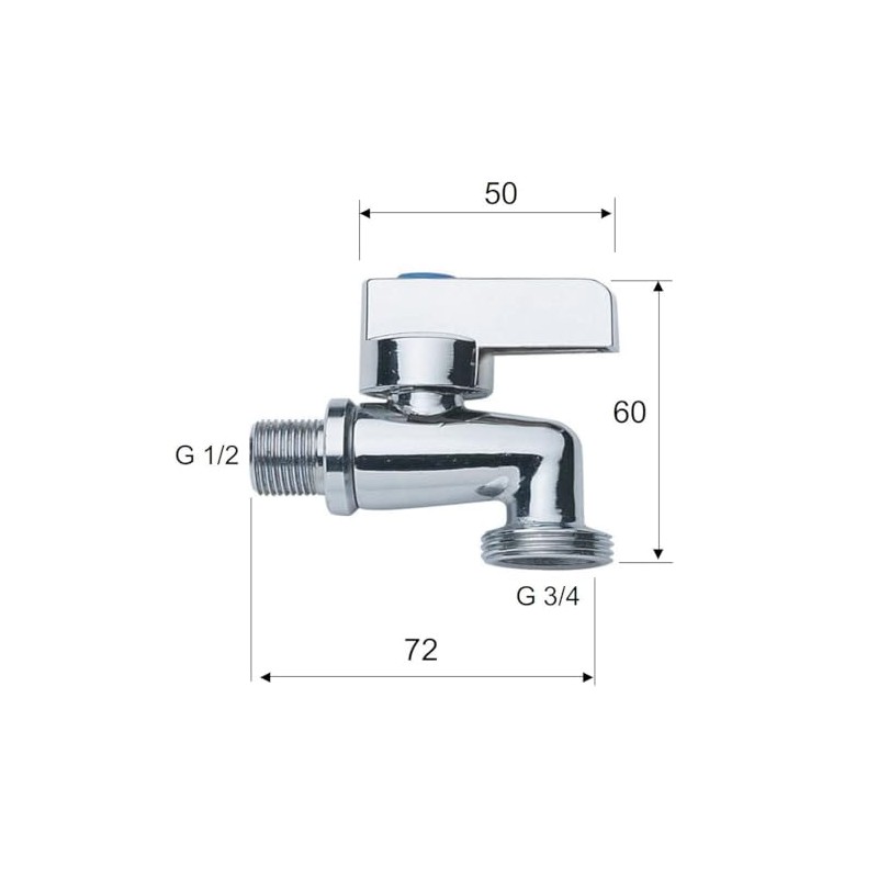 Connection Valve Device Valve for Washing Machines or Dishwashers