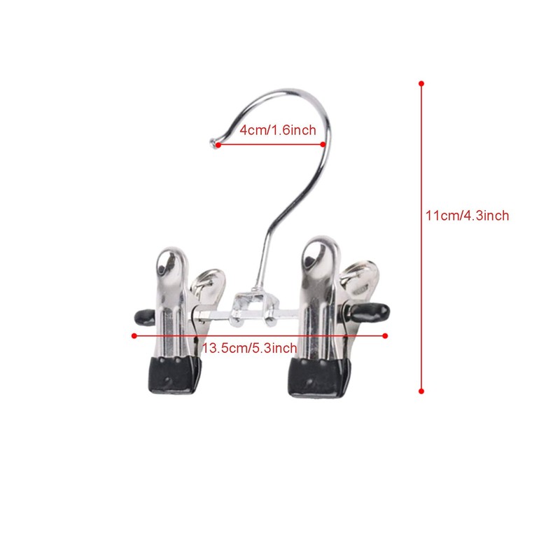 SUNTRADE Double Adjustable Clips Boots Hangers,Space Saving Boots Socks Bags