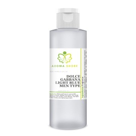 Aroma Shore Perfume Oil - Our Impression Of and compatible with D'Olce G'Abbana Light Blue Men Type, 100% Pure Uncut Body Oil Our Interpretation, Perfume Body Oil