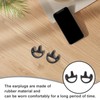 KOMBIUDA 1 Pair Interphone Reusable Rubber Earpieces for Coil Tube