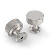 9BUILD 10 Pack 1.2 Inch Brushed Satin Nickel Cabinet &