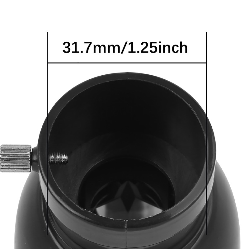 45 Degrees Round Angle Diagonal Mirror 1.25 Inch Interface Astronomical