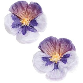 Tissue Paper Flowers Pansy Purple M FSC Mix Diameter 25 cm Pack of 2