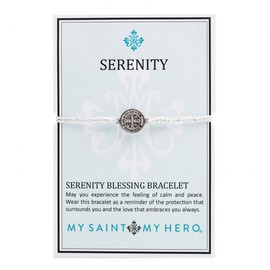 My Saint My Hero Serenity Bracelet - Silver Medal (Metallic Silver, base)