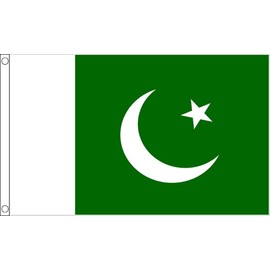 FlagSuperstore Pakistan Flag 5 x 3 FT - 100% Polyester With Eyelets