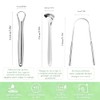 Set de 3 Limpiador de Lengua, Raspador de Lengua Acero