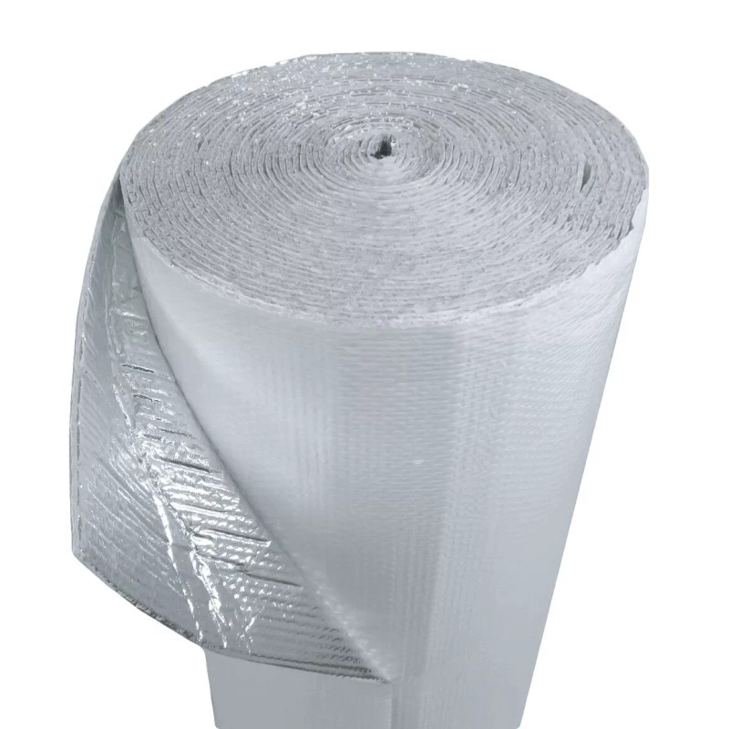 IES SPIRAL PIPE WRAP 12X10 Double Bubble White Reflective Foil