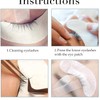 Sunallwell 100 Pairs Under Eye Gel Pads, Eyelash Extension Pads