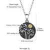 FindChic Sterling Silver Birth Flower Necklaces for Women Dainty November