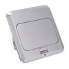 Floor Socket Waterproof Good Sealing Embedded Safe Practical Silver Bounce