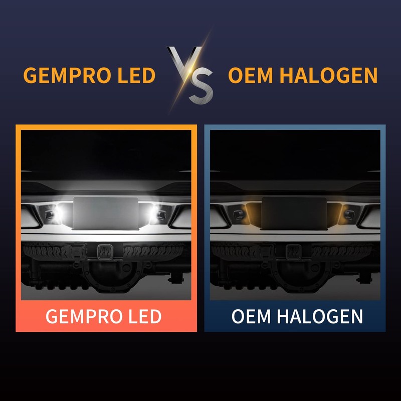 Gempro LED License Plate Light for Dodge Dakota 1997-2011 Pickup