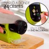 Misorel Afilador De Cuchillos Motorizado Eléctrico Portátil Multi