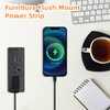 Recessed Power Strip USB, 20W Fast Charging Furniture Outlet -