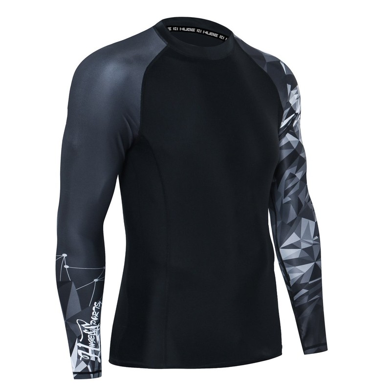 HUGE SPORTS Wildling Series UV Protection Quick Dry Compression Rash