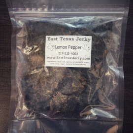 East Texas Beef Jerky Lemon Pepper 1/2 LB