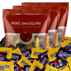 Fun Size Peanut and Milk Chocolate Candy Pieces Bulk 3 x 2lbs Bags by Rebel Smuggling Galactic Emporium (6lbs Total)