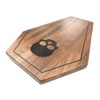Coffin Shaped Charcuterie Board with Skull Resin Fill. Can be