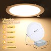 xingruyu 6 Pack 7 Inch Ultra-Thin LED Recessed Ceiling Light