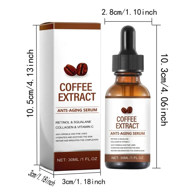 30 Ml De Cafeína Para Rostro, Antienvejecimiento Facial Para