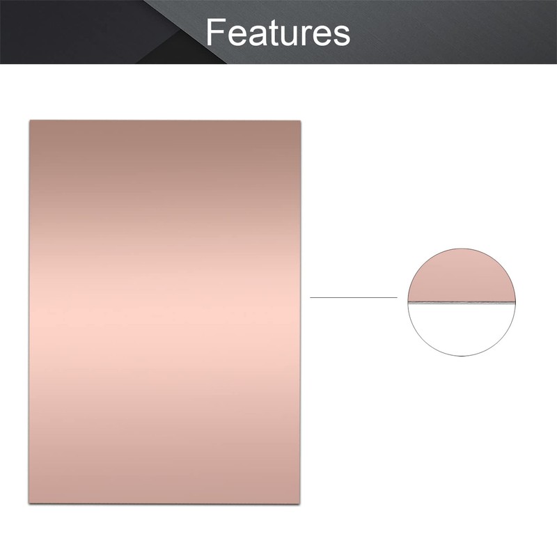 Fielect Double-Sided Copper Clad Laminate PCB Circuit Board 200x200mm 1.5mm