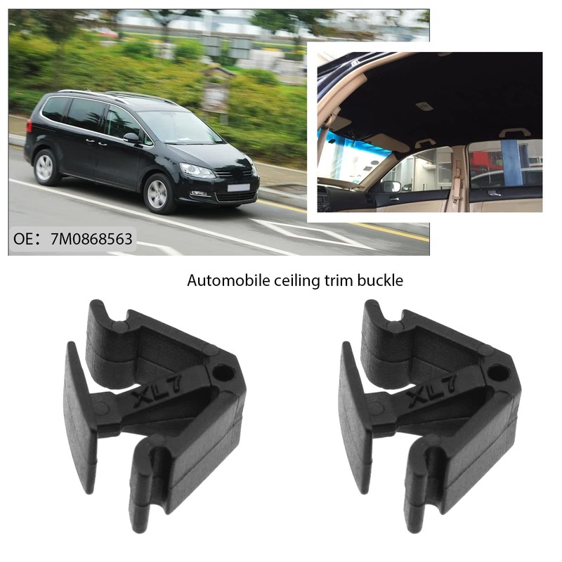 30PCS Headlining Roof Lining Plastic Trim Clips 7M0868563 Compatible with
