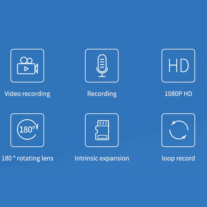 Digital Voice and Video Recorder HD 1080P AI Intelligent Noise