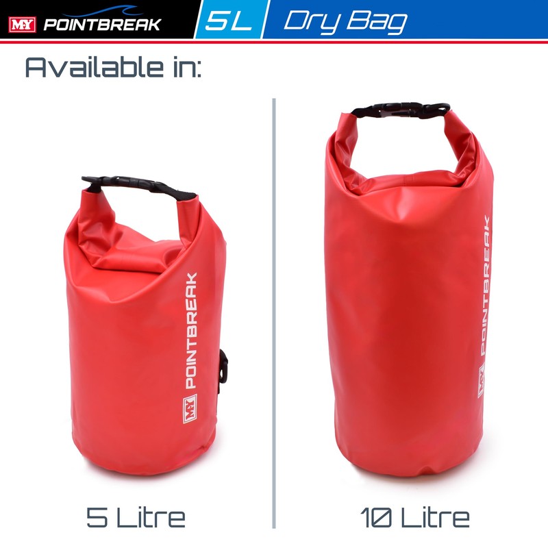 M.Y Point Break Red 5L Dry Bag | Adjustable Strap