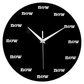 Gadpiparty The Wall Clock Motivational Clock Mindfulness Your Daily Reminder to Live Easy to Read -Black