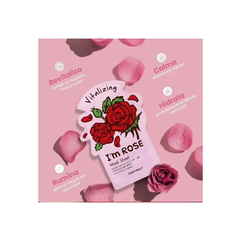 Tonymoly - Mascarilla Facial De Rosas Im Real