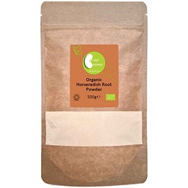 Organic Horseradish Root Powder - Certified Organic - by Busy Beans Organic (500g)