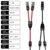 Dongge Solar Cable Y Splitter 1 Pair Solar Panel Plug