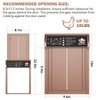 Automatic Chicken Coop Door Solar Powered, 4 Modes Automatic Chicken