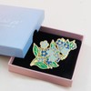 Forget Me Not Flowers Brooch Pin Forget Me Nots Jewelry