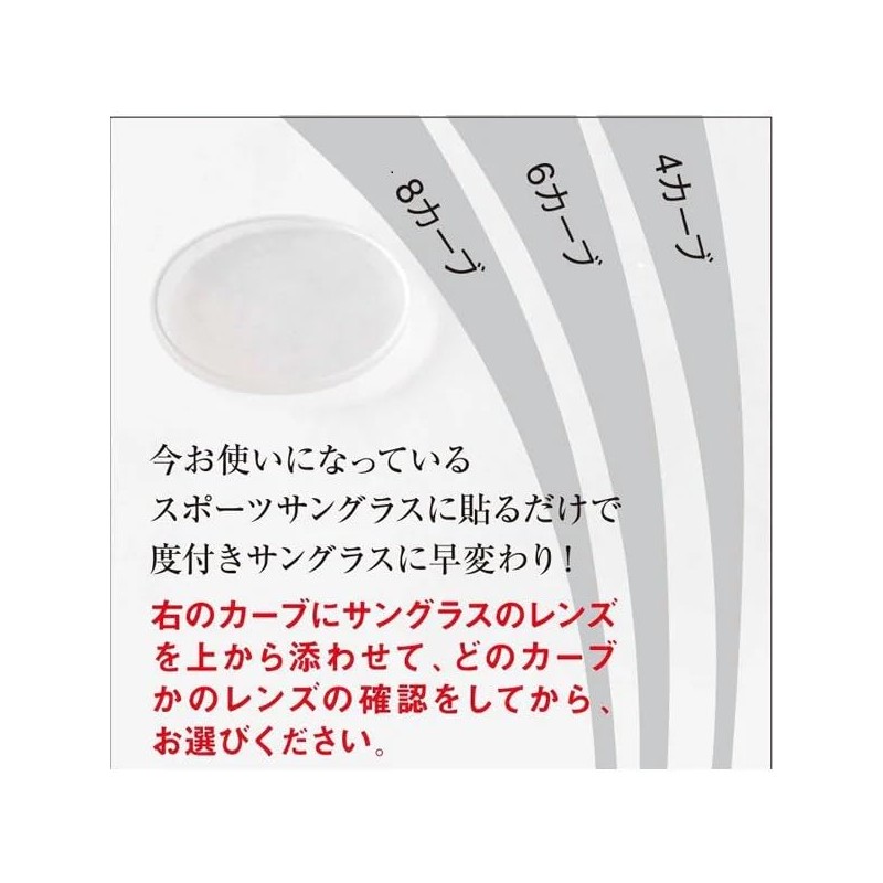 Myotac(マイオタック) 8カーブ用 S-2.50 貼る近視レンズ