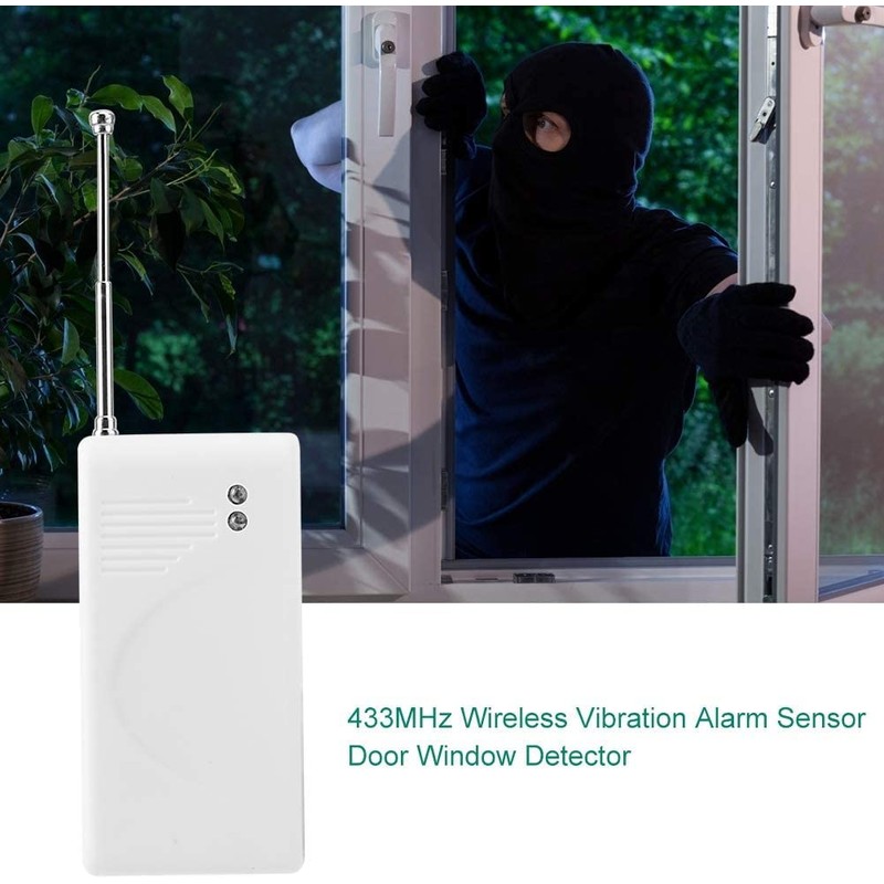 433MHz Wireless Door Window Magnetic Contact Sensor Detector Switch Alarm