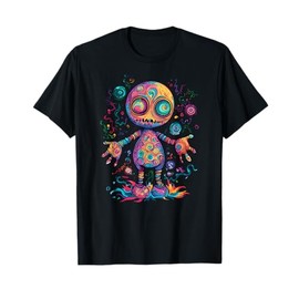 Trippy Voodoo Doll Swirls T-Shirt