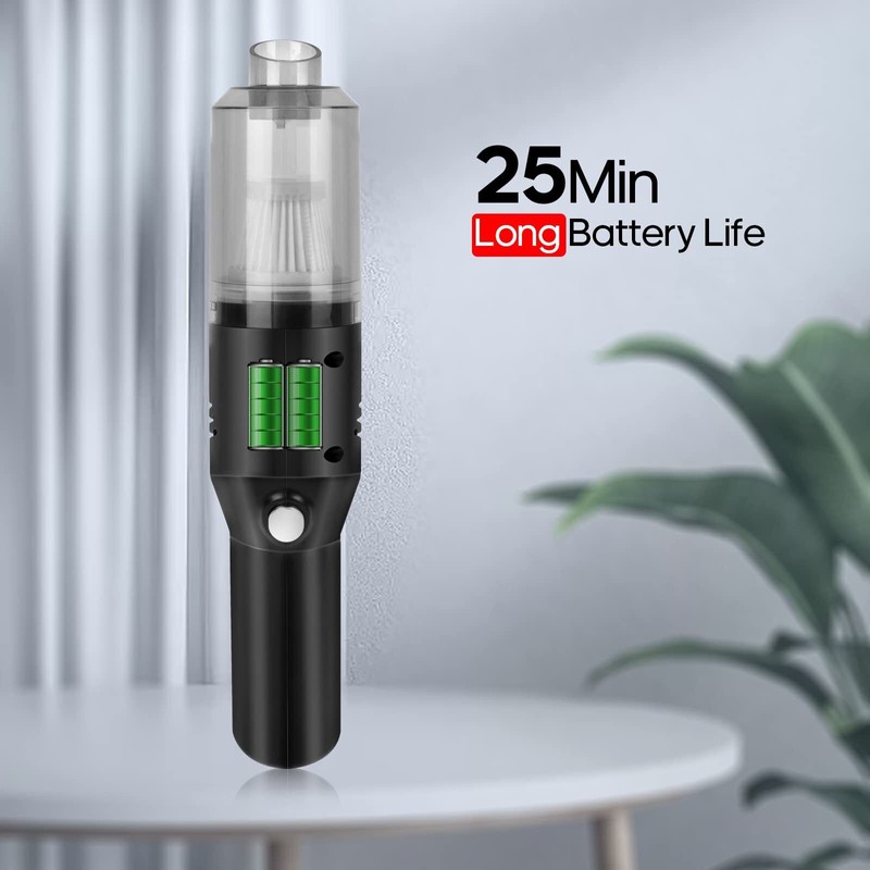 Auloea Portable Mini Car Vacuum Cleaner High Power Cordless(400g)