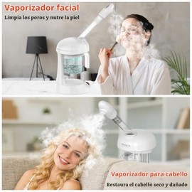 TASALON - Vaporizador facial de ozono para limpieza profunda facial