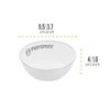 Petromax Enamel Bowls White Pack of 2 (160 ml)
