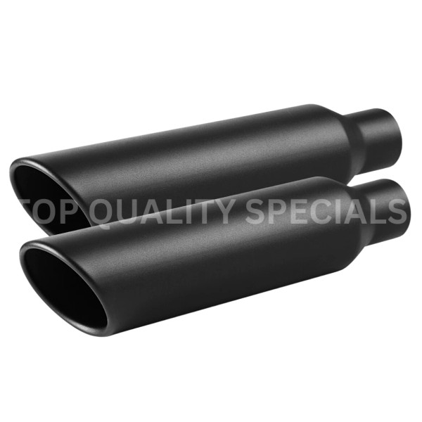 Top Quality Specials Pair Stainless Steel Exhaust Tip 3" Inlet
