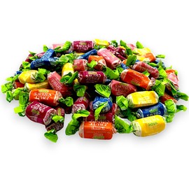Sour Tootsie Roll Fruit Chews, 1.5 lbs of Individually Wrapped, Gluten-Free and Peanut-Free Assorted Fruit Flavored Blue Raspberry, Cherry, Orange, Lemon, and Watermelon(24 oz)