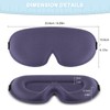 Meliya Sleep Mask for Side Sleeper, Complete Light Blocking 3D