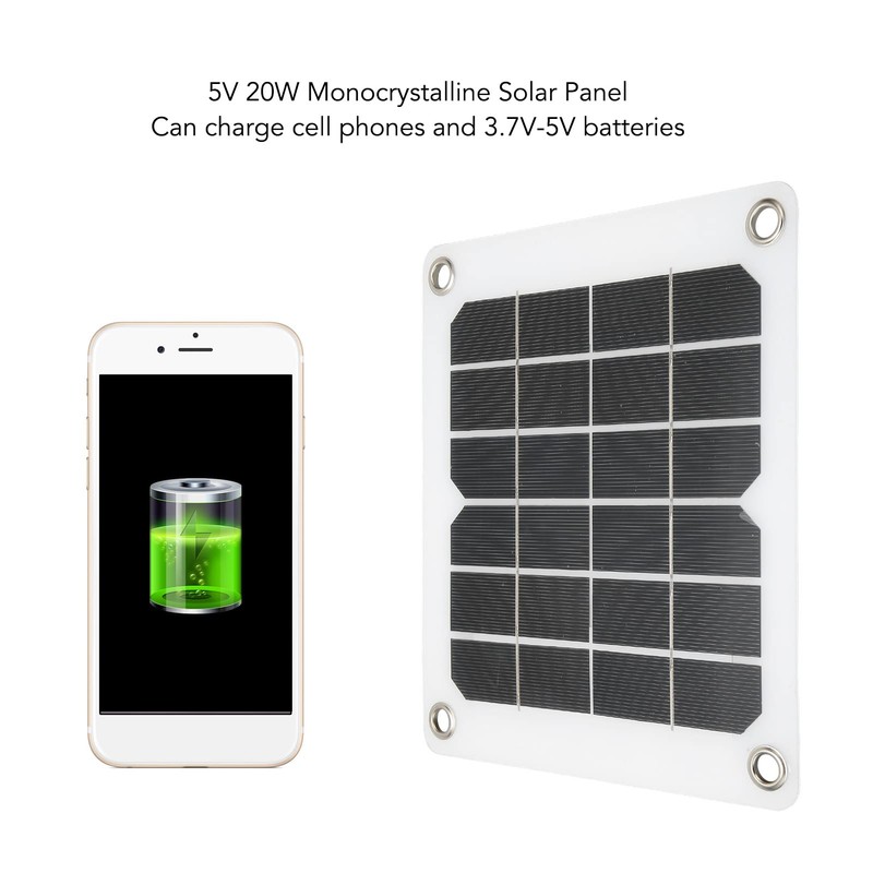 Portable Solar Panel with 20W USB Output for Mobile Phones,