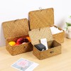 3 Pcs Hay Storage Basket - Handmade Woven Box With