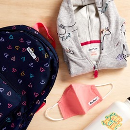 Avery No-Iron Fabric Labels, 1/2" x 1-3/4", Washer and Dryer-Safe Waterproof Labels, Non-Printable, 54 Total (40720)