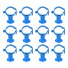 sourcing map 12Pcs PVC Pipe Clamps with Base, Fit for