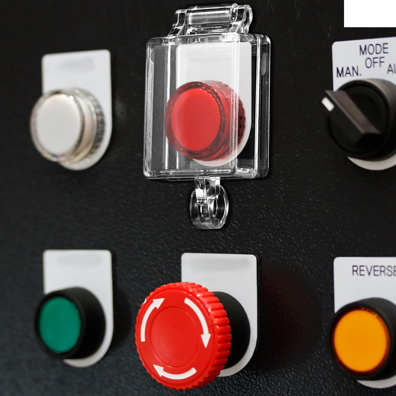 Chunful 4 Pcs Power Push Button Switch Cover Toggle Anti-misoperation