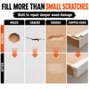 Wood Filler, Paintable & Sandable White Wood Putty for Hole